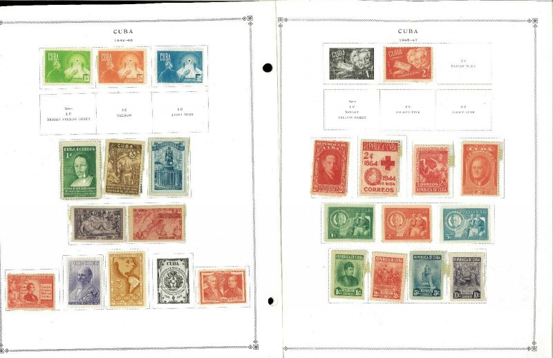 Dominican Rep.1906-1970 M & U Hinged on Scott Specialty Pages