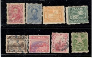 HAWAII COLLECTION ON STOCK SHEET MINT/USED