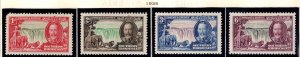 Southern Rhodesia Scott 33-36 Mint No Gum  1935 silver jubilee set