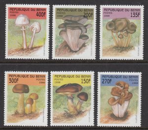 Benin 1055-1060 Mushrooms MNH VF