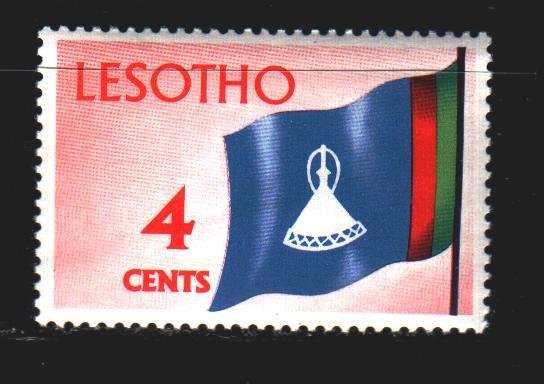 Lesotho. 1971. 97 from the series. Lesotho flag. MNH.