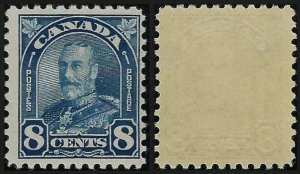 Scott 171: King George V 8c Blue Leaf and Arch Issue, F-NH, cat. $22.50