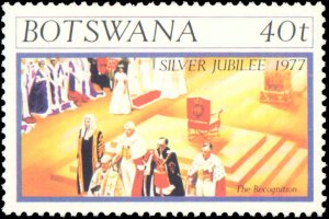 Botswana #179-181, Complete Set(3), 1977, Royality, Never Hinged