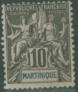 Martinique #38 Unused Single