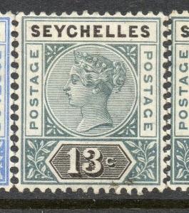 Seychelles 1890 Early Issue Fine Mint Hinged 13c. 308976