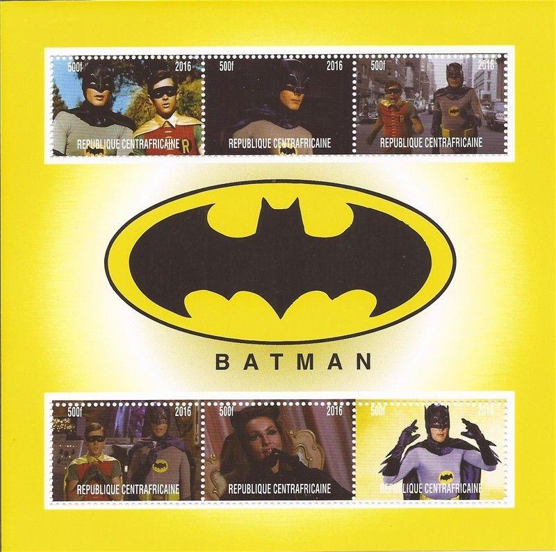 2016 Batman - 6 Stamp Sheet - 3H-981