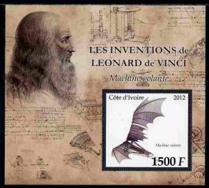 IVORY COAST SHEET DA VINCI INVENTIONS