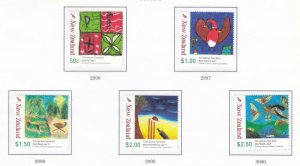 NEW ZEALAND # 2152-2160 VF-MLH+S/ADHESIVES CHRISTMAS CHILDRENS DESIGNS