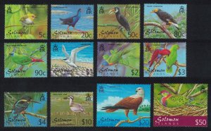 Solomon Is. Swamphen Hornbill Tern Parrot Kingfisher Curlew Kite Birds 12v