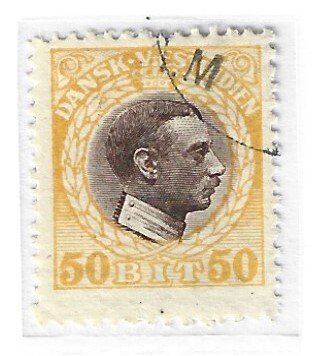 Danish West Indies (DWI) Scott #58 Used 50b 2019 CV $100.00