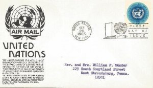 ahp90 United Nations air mail #!