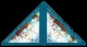 PCBstamps   US #4136 Pair 82c(2x41c)Jamestown Settlement, MNH, (4)