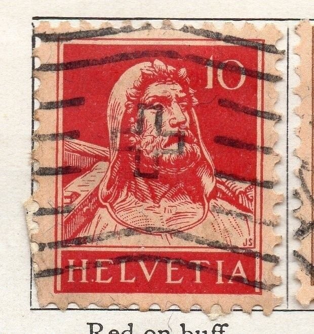 Switzerland 1914 Early Issue Fine Used 10c. 127666