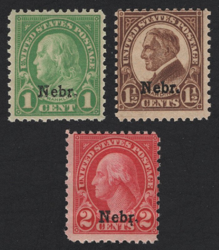 United States MINT Scott Number 669-671  MNH  F-VF  #B6   - BARNEYS