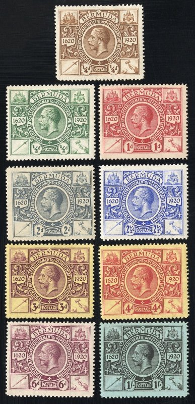 Bermuda Stamps # 71-9 MLH VF Scott Value $125.00