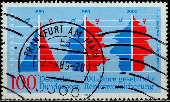 Germany; 1989: Sc. # 1582: Used Cpl. Set