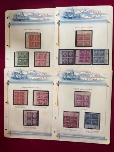 US Scott 1030-53 Liberty Issue  cpmplete 27 Mint NH Plate Blocks