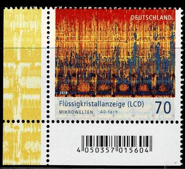 Germany 2018,Sc.# 3071 MNH, Microworld: LCD Liquid Crystal Display