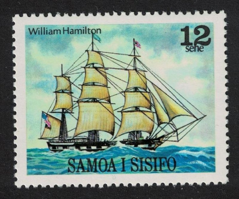 Samoa Whaling Ship 'William Hamilton' 1980 MNH SG#561