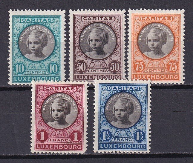 1927 - LUXEMBOURG -Sc# B25-B29 - MNH**