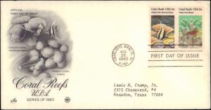 United States, U.S. Virgin Islands, First Day Cover, Marine Life