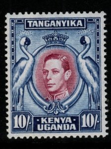 KENYA, UGANDA & TANGANYIKA SG149b 1944 10/= PURPLE & BLUE p13¼x13¾ MTD MINT