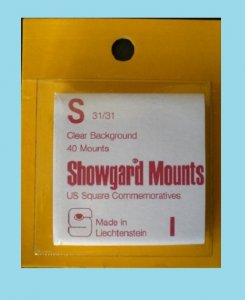 Mounts Showgard, 31/31mm (30 clear)(00510C)