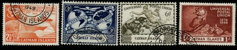 CAYMAN ISLANDS SG131/4 1949 U.P.U. SET USED