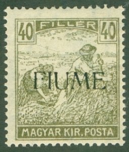 FIUME 12a MH (RL) 1952 CV $30.00 BIN $13.50