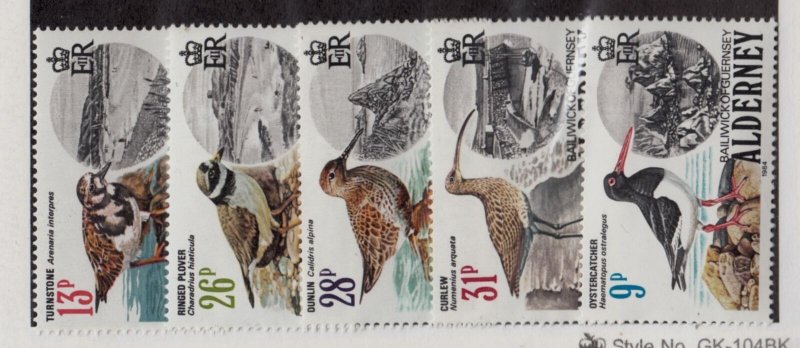 GB-Alderney Sc 13-7 NH issue of 1984 - Birds