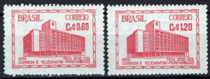 ZAYIX Brazil 702-703 MH Architecture Pernambuco Post Office 062723S105