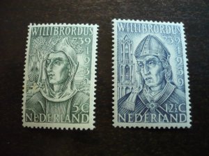 Stamps - Netherlands - Scott# 212-213 - Mint Hinged Set of 2 Stamps