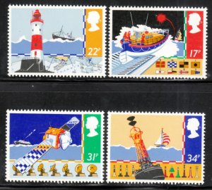 Great Britain 1985 Sc 1107-10 Safety at Sea MNH