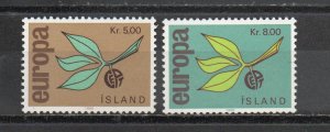 Iceland 375-376 MNH