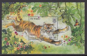 Tuvalu 761 Year of the Tiger Souvenir Sheet MNH VF