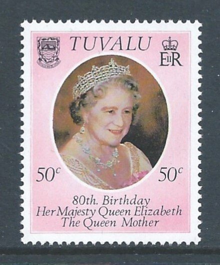 Tuvalu #137 NH Queen Mother 80th Birthday
