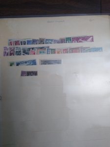 collection on pages French Guiana 1945-47 (mostly) PS: CV $170