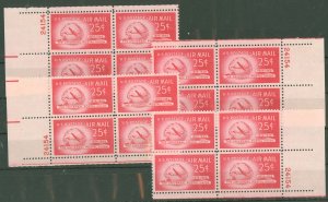 United States #C44 Mint (NH) Plate Block