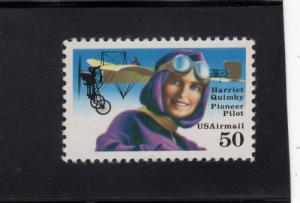 C128 Harriet Quimby, MNH, CV $1.00