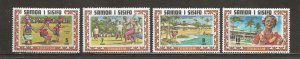 Samoa Scott catalog # 344-347 Mint NH