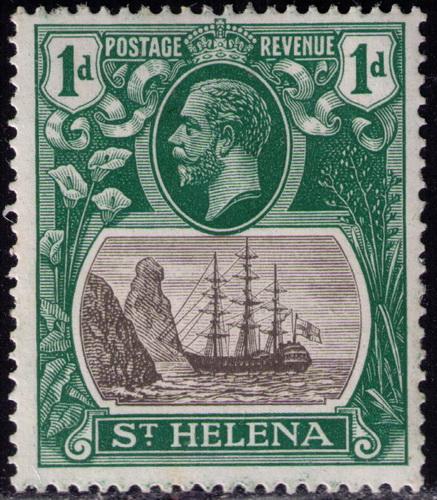 St. Helena  #  80  Mint VF  NH  Cat. $ 3 + NH