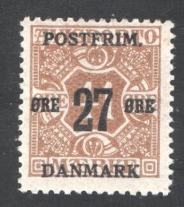 Denmark #153 Unused,  F/VF,  CV $7.50  ...   1671345