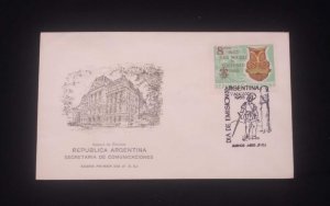 C) 1965. ARGENTINA. FDC. SECRETARY OF COMMUNICATIONS. STAMP OF SAN MIGUEL