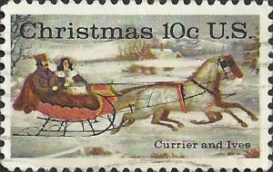 # 1551 USED CHRISTMAS CURRIER AND IVES