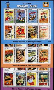 Guyana 2769-71 MNH Disney Vintage Donald Duck