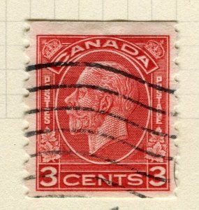 CANADA; 1932/33 early GV issue Coil stamp fine used Shade of 3c. value