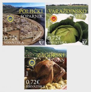 Croatia / Kroatië - Postfris/MNH - Complete set Food Products 2024