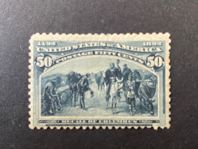 US Stamps-SC# 240 - MOGH - Small Spot Thin - SCV = $450.00