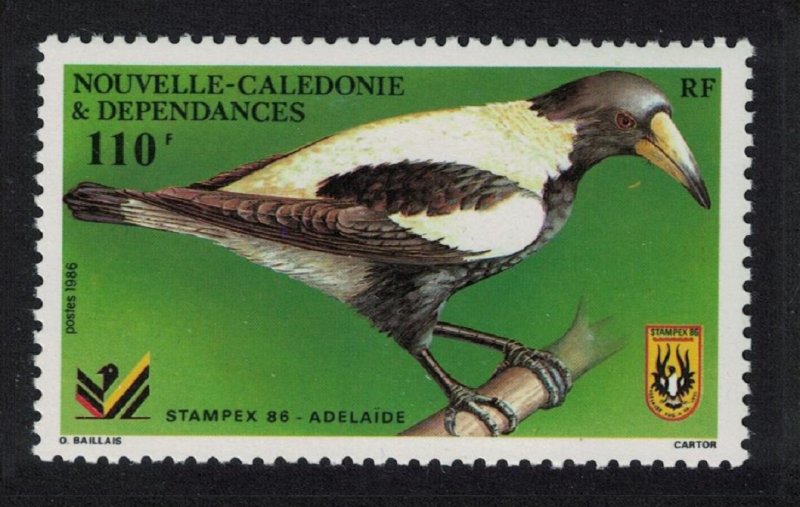 New Caledonia Black-backed Magpie 110f SG#791