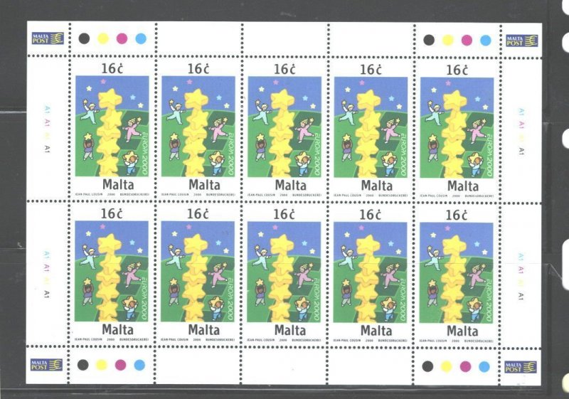 MALTA 2000 europe #1011-1012; 1SET=$1.45
